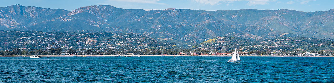 View of Santa Barbara when returning from the Channel Islands