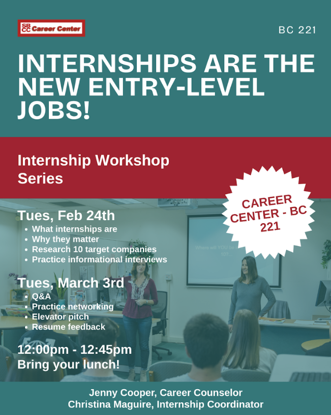 Jenny & Christina's Internship workshop series