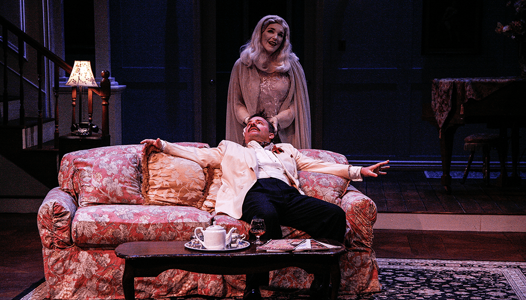 Oren Skoog in "Blithe Spirit" at SBCC